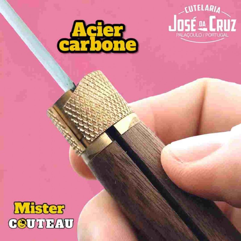 Couteau José Da Cruz noyer lame carbone