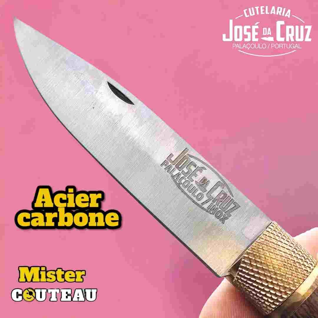 Couteau José Da Cruz noyer lame carbone