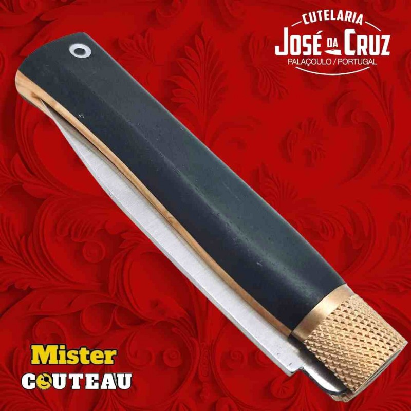 Couteau José Da Cruz ébène et buis lame inox