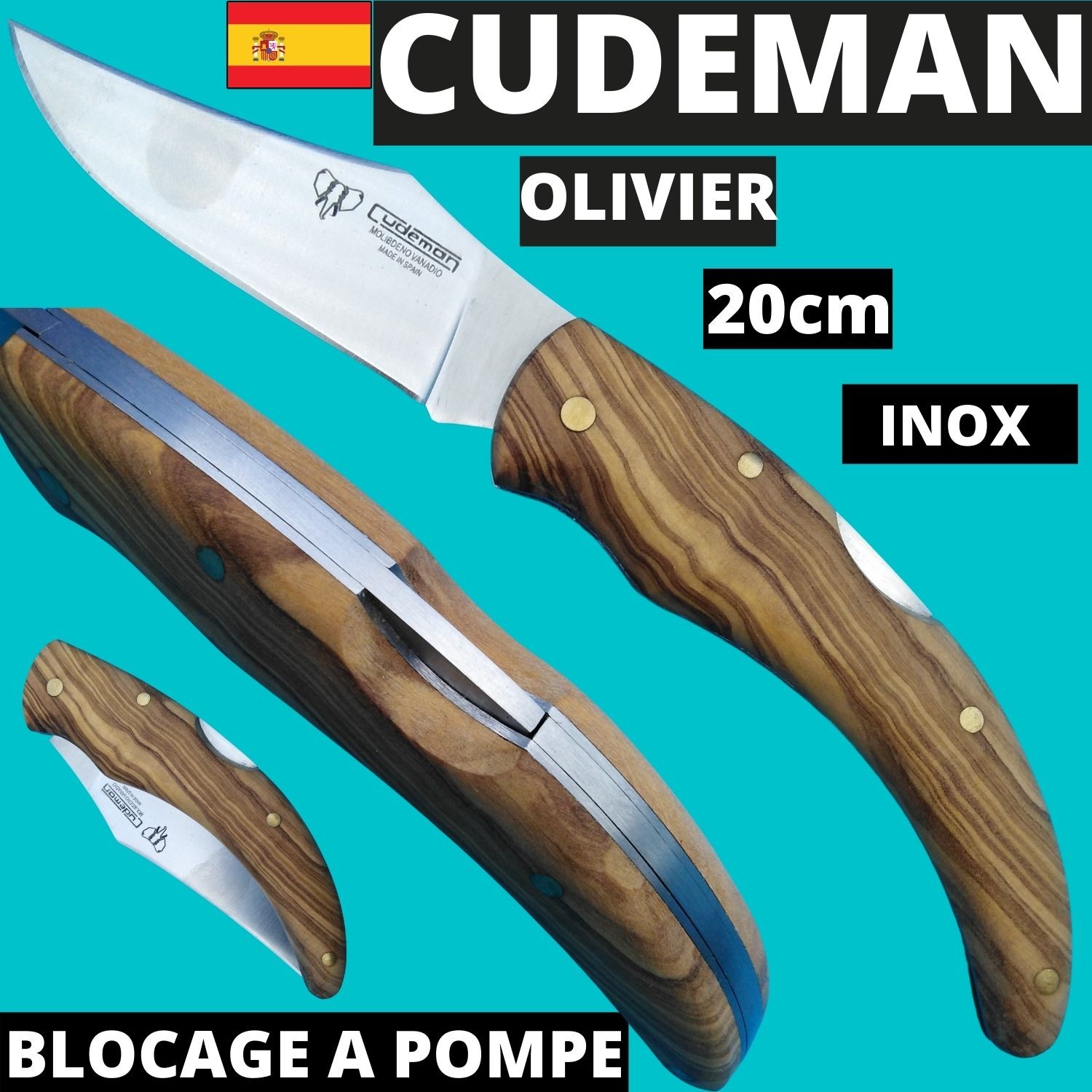 Couteau Cudeman courbe...
