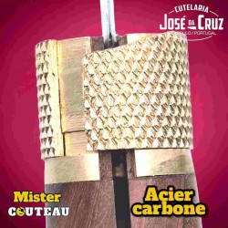 Couteau José Da Cruz bois fer lame carbone