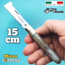 Couteau italien Fraraccio greffoir innesto corne mitre laiton