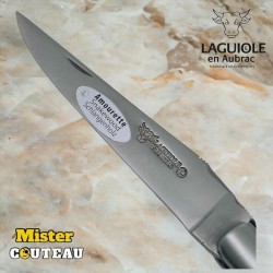 Couteau Laguiole Aubrac mouche prestige amourette 2 mitres