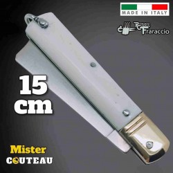 Couteau Fraraccio permesso dalla legge abs blanc 15cm