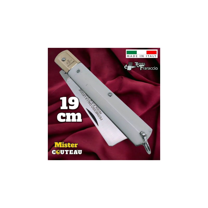 Couteau italien Fraraccio permesso dalla legge abs blanc 19 cm