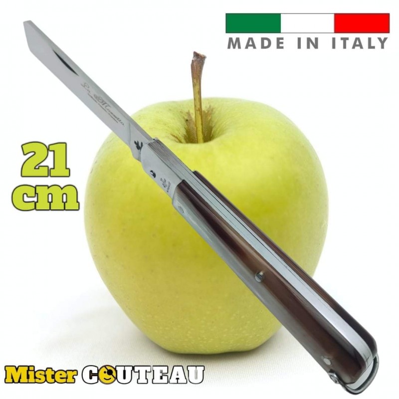 Couteau italien Fraraccio Mozzetta 21cm corne mitre inox