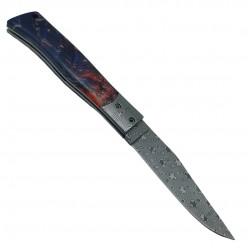 Couteau Albainox mitre et lame damas 16.7cm