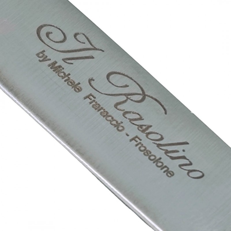 Couteau Fraraccio Italie rasolino catanese corne antique pointe ronde 17 cm