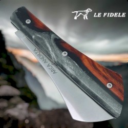 Couteau  Arca Andrea par Le Fidèle rivière de résine bois