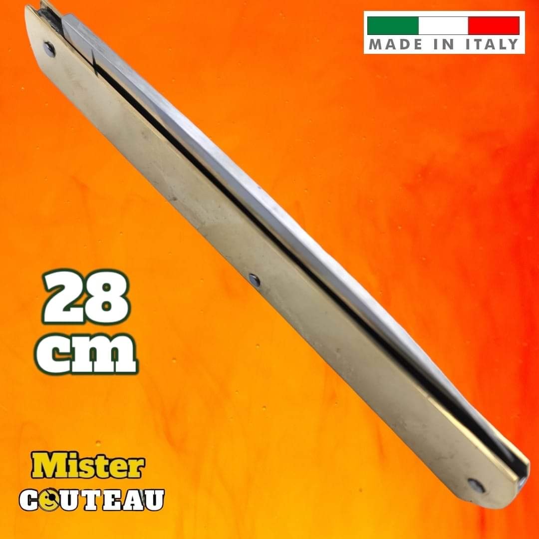 Couteau italie Fraraccio Sfilato XXL géant laiton 28 cm