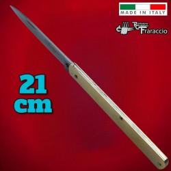 Couteau italie Fraraccio Sfilato laiton 21 cm
