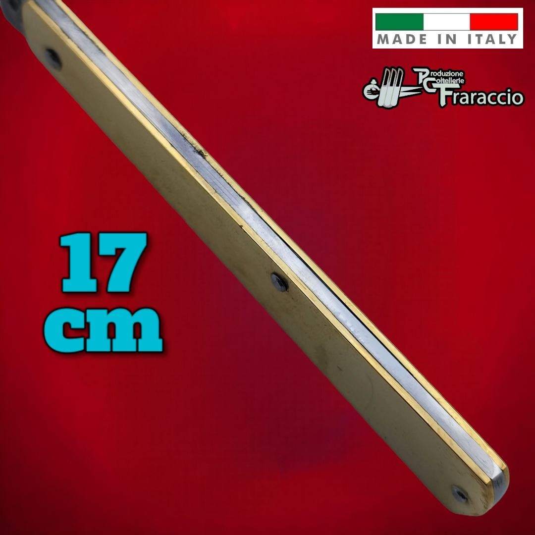 Couteau italie Fraraccio Sfilato laiton 17 cm
