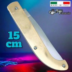 Couteau italie Fraraccio Lo Zuavo laiton 15 cm