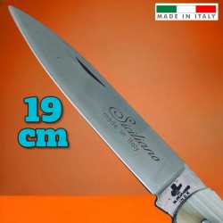 Couteau italien Fraraccio sflilato manche imitation corne 19 cm