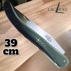 Couteau Forge de Laguiole géant ébène XXL 39 cm