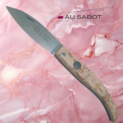 Couteau de berger L'Autan Au Sabot bouleau croix occitane