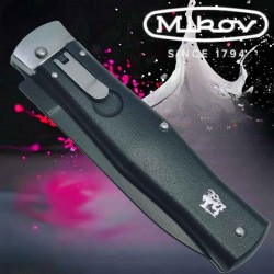 Couteau Mikov Predator ABS noir lame noire