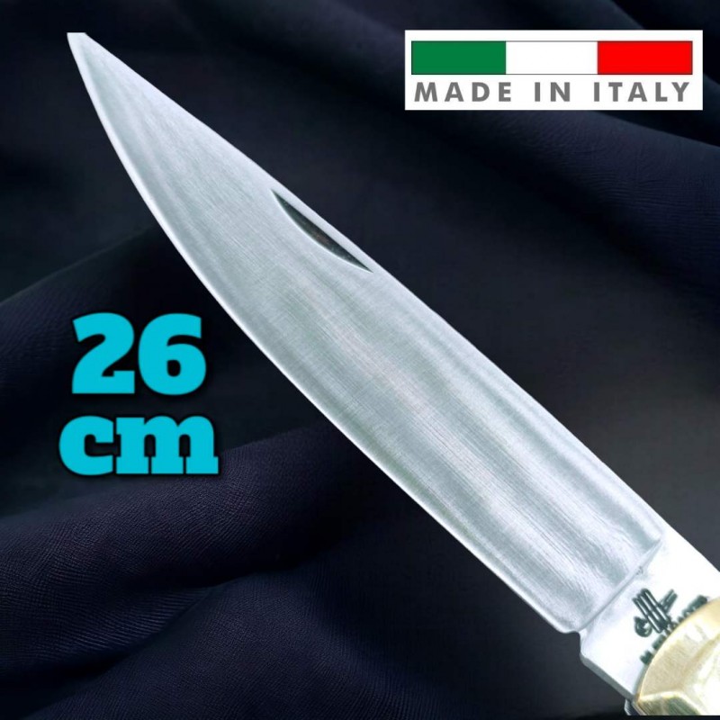 Couteau italien Pattada 26 cm corne polie par Fraraccio