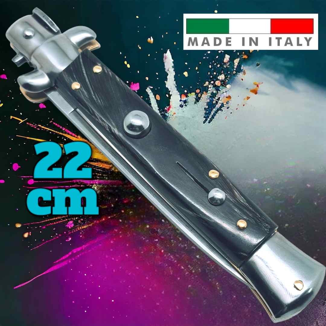 Couteau automatique italien cran d’arrêt corne 22 cm