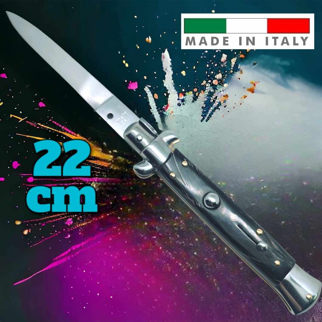 Couteau automatique italien cran d’arrêt corne 22 cm