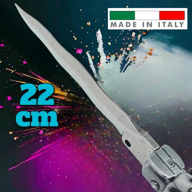 Couteau automatique Stiletto italien cran d’arrêt Beltrame kriss 22.5 cm
