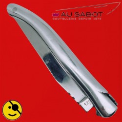 Couteau Laguiole Au Sabot aluminium poli