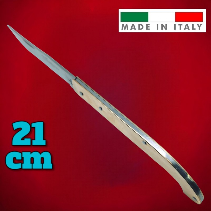 Couteau coltelli PCF italie Fraraccio Lo Zuavo laiton 21 cm