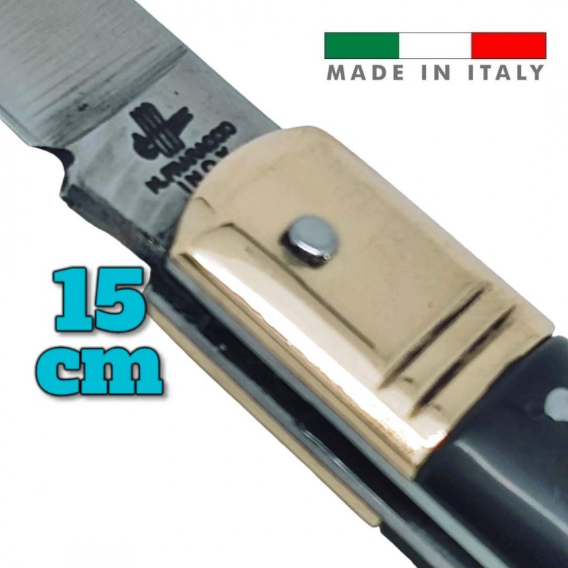 Couteau Fraraccio PCF Sfilato Italie ABS noir mitre 15 cm