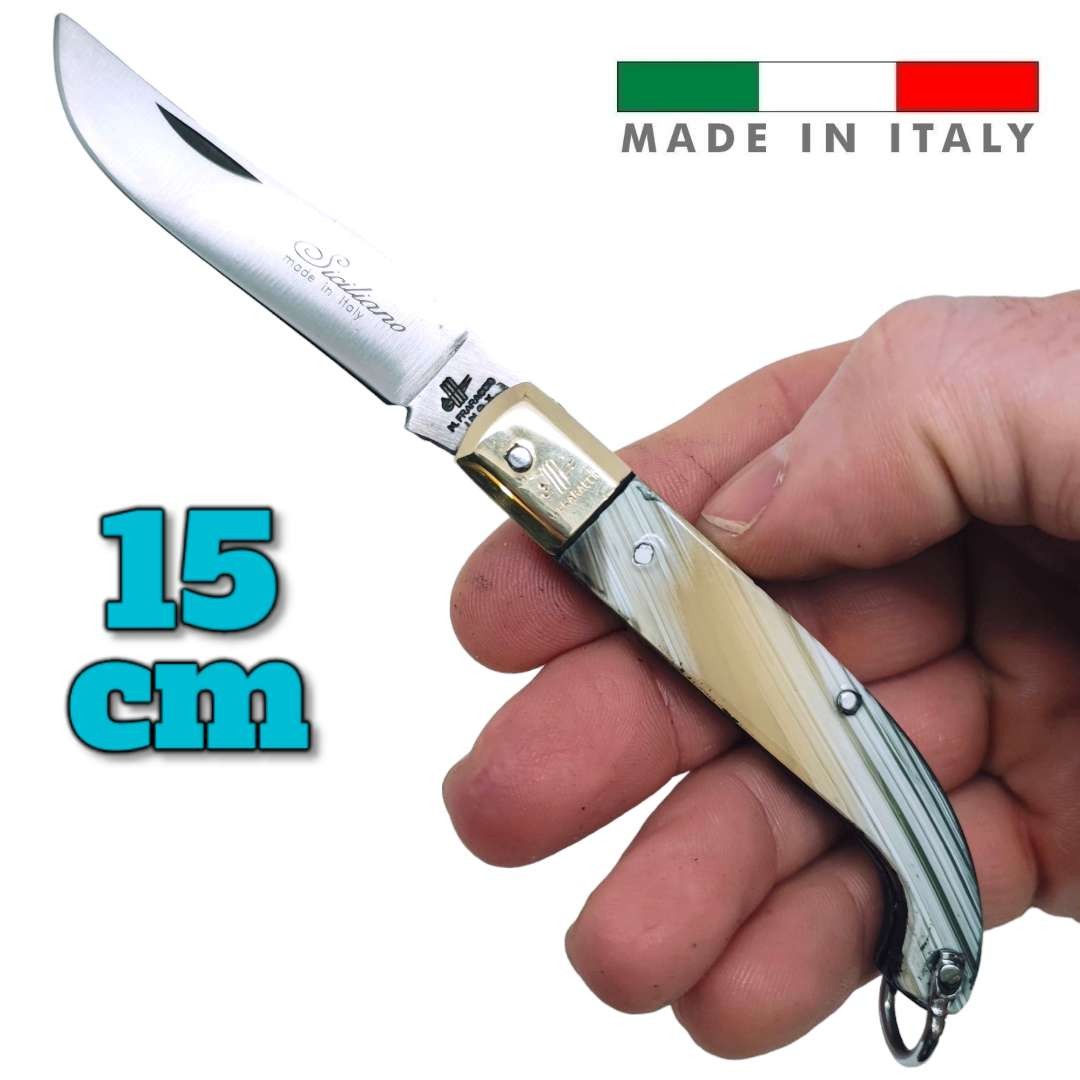 Couteau Fraraccio PCF Zuavo imitation corne Italie 15 cm