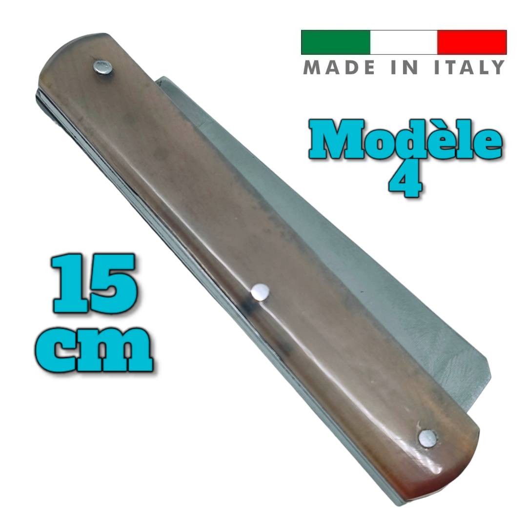Couteau italien Fraraccio PCF mozzetta corne plein manche 15 cm modèle 4