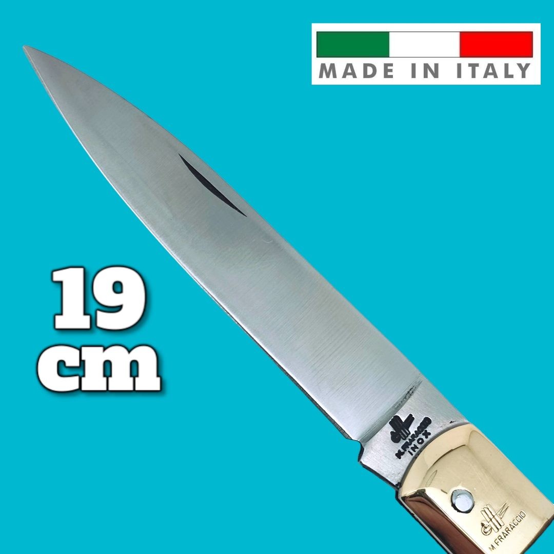 Couteau italie coltelli Fraraccio PCF Sfilato olivier mitre laiton 19 cm