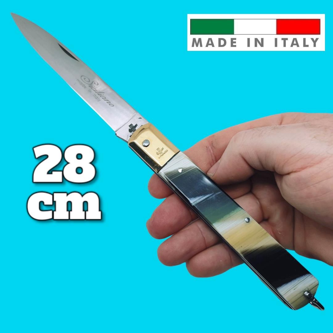 Couteau coltelli Fraraccio Sfilato XXL géant laiton 28 cm