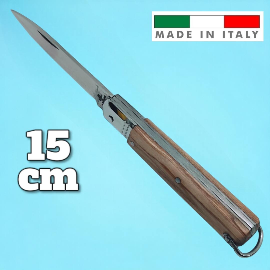 Couteau coltelli Fraraccio PCF Sfilato olivier mitre inox Italie 15 cm
