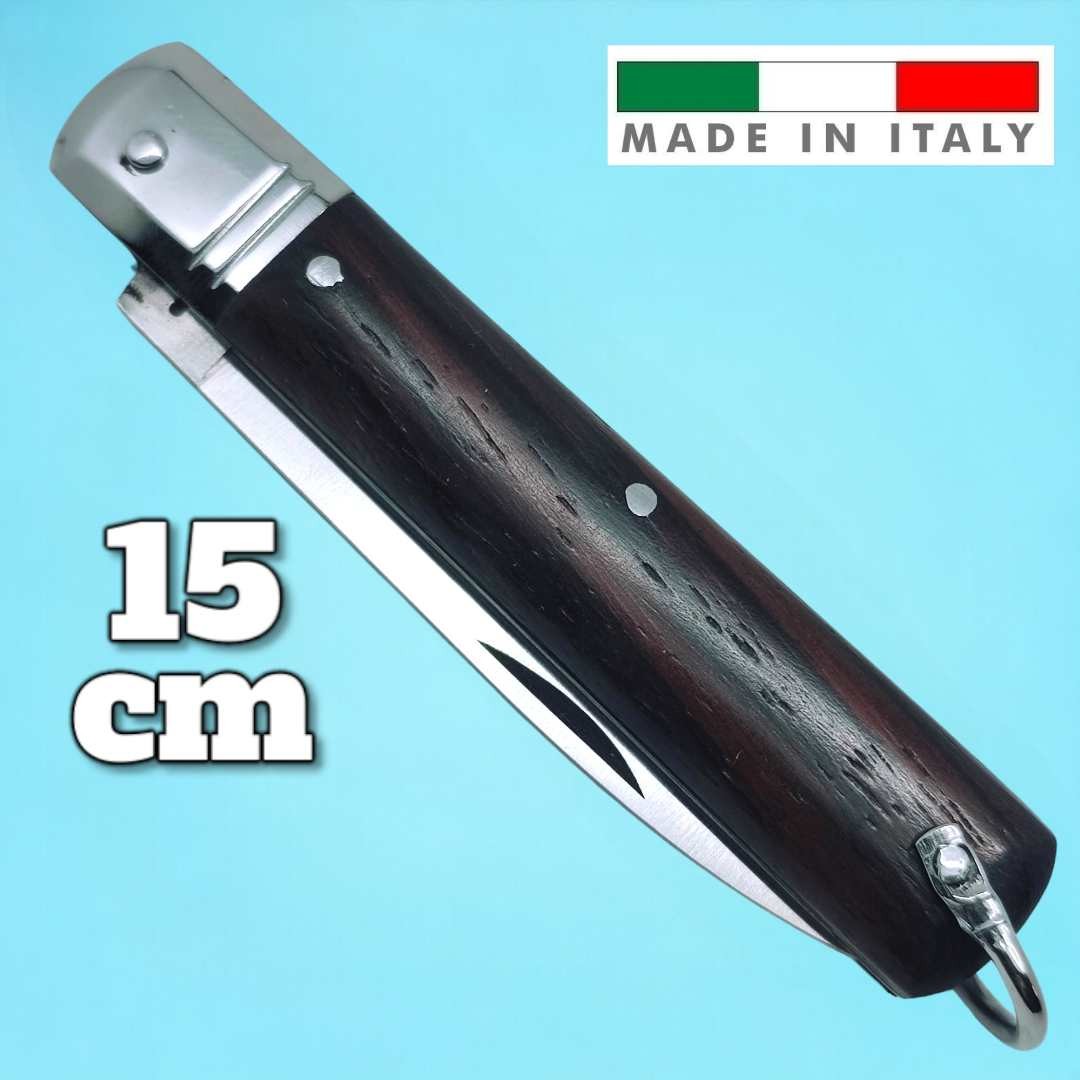 Couteau coltelli Fraraccio PCF Sfilato palissandre mitre inox Italie 15 cm