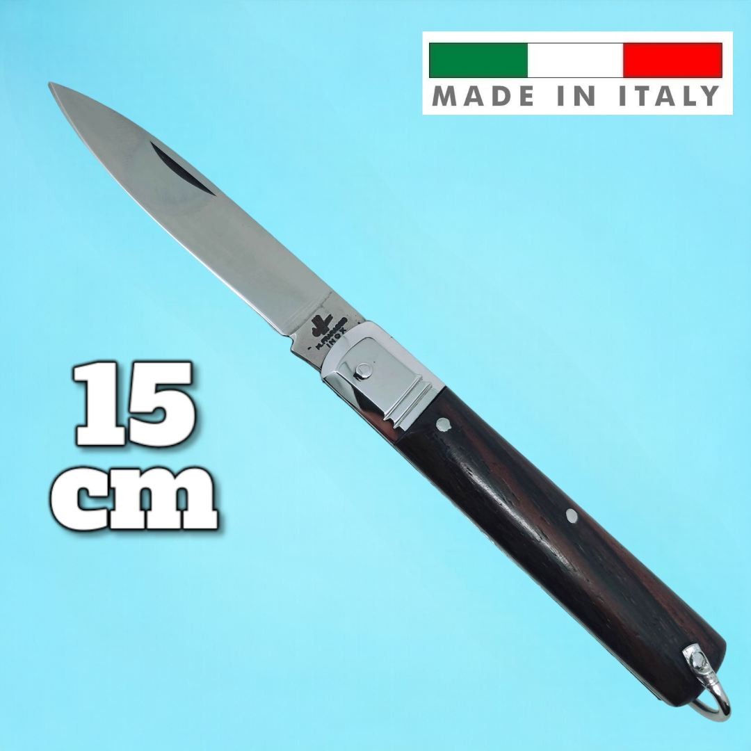 Couteau coltelli Fraraccio PCF Sfilato palissandre mitre inox Italie 15 cm