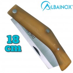Couteau Albainox Palles n 0 résine pointe coupée 18 cm lame inox