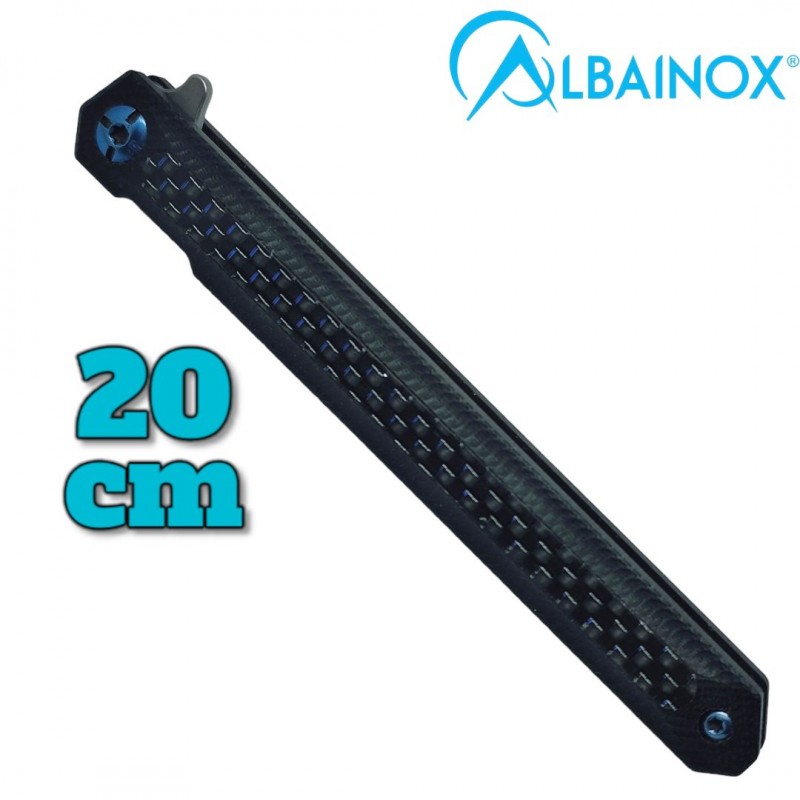 Couteau Albainox Tokisu g10 fibre de carbone 20cm