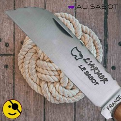 Couteau pliant l'Armor prestige London Au Sabot guillochage cordage olivier