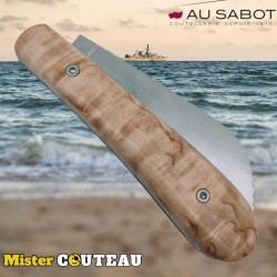 Couteau pliant l'Armor prestige London Au Sabot guillochage cordage bouleau de Finlande