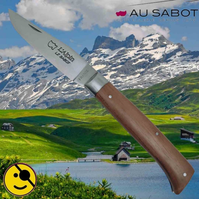 Couteau pliant Au Sabot l'Alpin olivier