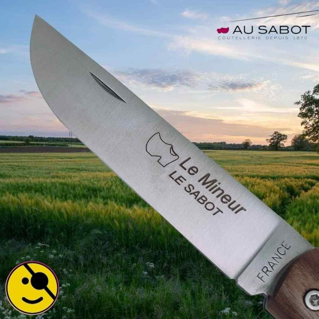 Couteau pliant Au Sabot Le Mineur noyer