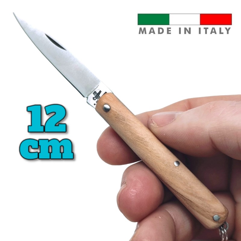 Couteau Fraraccio PCF Sfilato mini olivier plein manche 12 cm