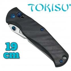 Couteau pliant Tokisu G10 Cnc Axis Lock 19cm