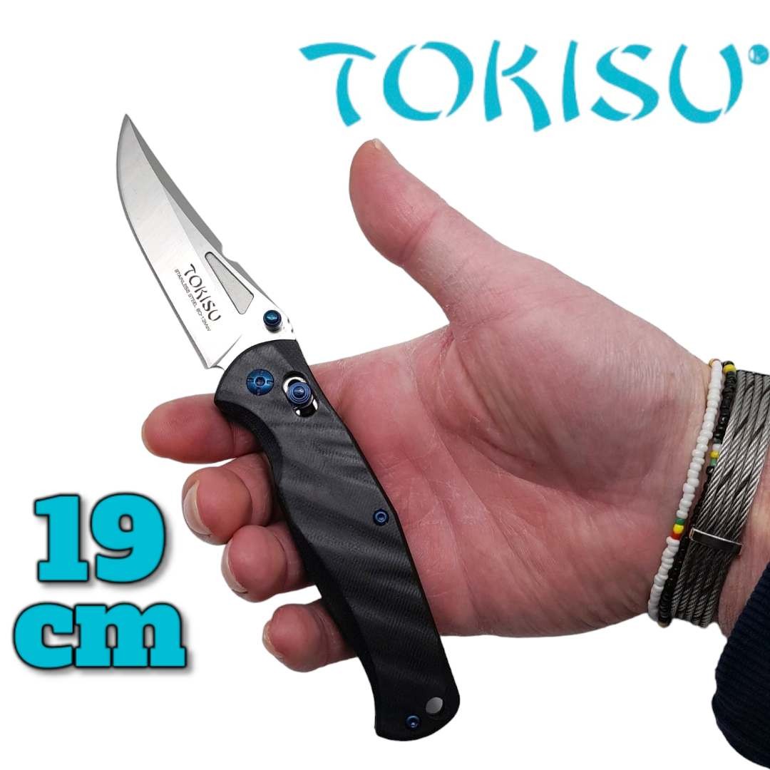 Couteau pliant Tokisu G10 Cnc Axis Lock 19cm