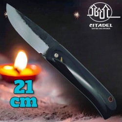 Couteau Citadel Le Bugue  buffle acier carbone forgé main modèle 2