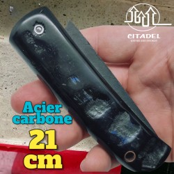 Couteau Citadel Le Bugue  buffle acier carbone forgé main modèle 4