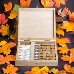 Coffret bois collection x6 Opinel Animalia N.8 VRI chene