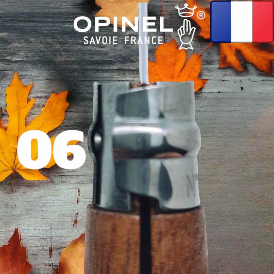 Couteau OPINEL 06 chene inox 16.5cm