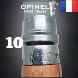 Couteau OPINEL 10 manche hetre lame inox / 23cm