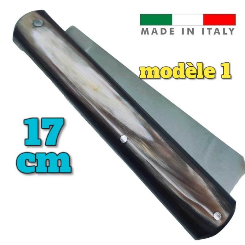 Couteau Fraraccio PCF mozzetta corne plein manche 17 cm modèle 1